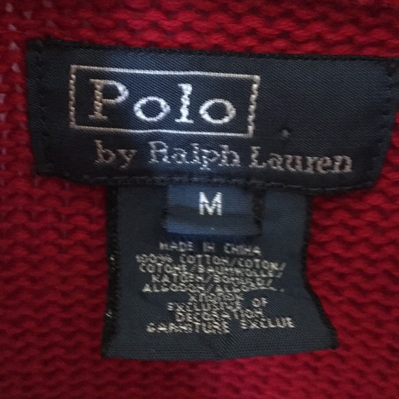 Polo By Ralph Lauren, Red Sweater. Boys Medium. - Picture 6 of 6